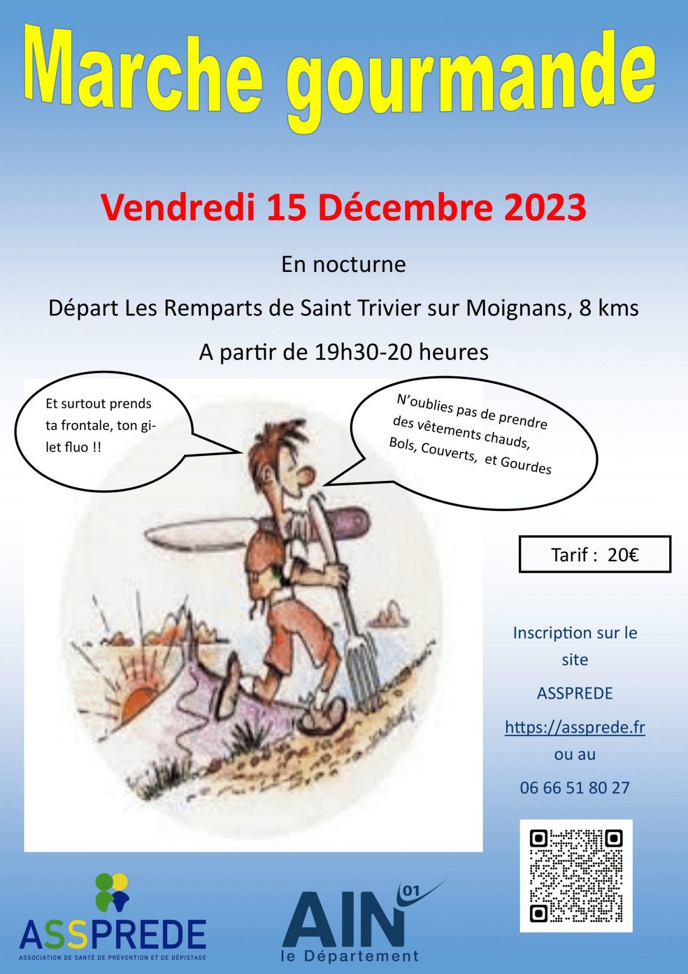 Assprede - Marche gourmande du 15 décembre 2023